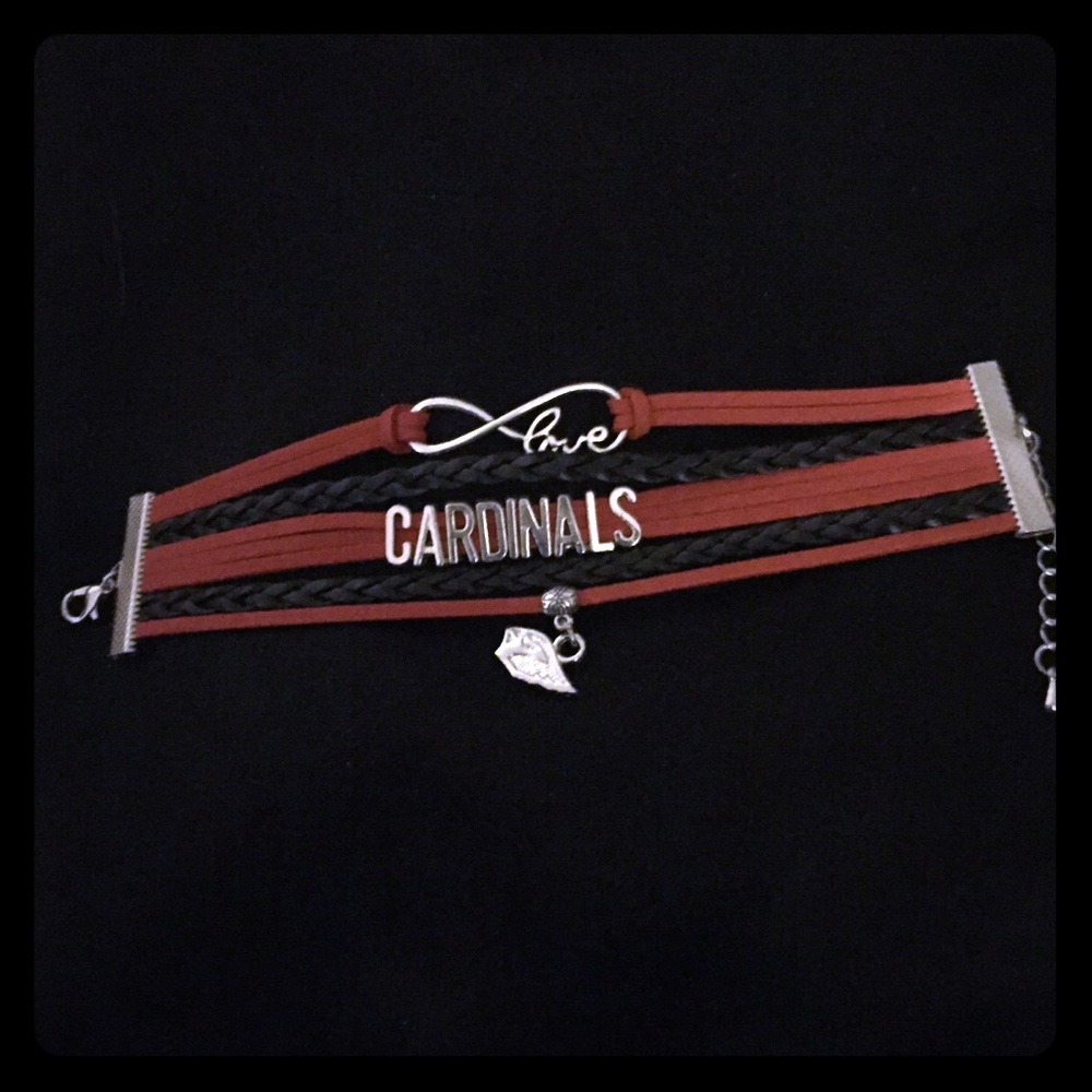 Cardinals bracelet